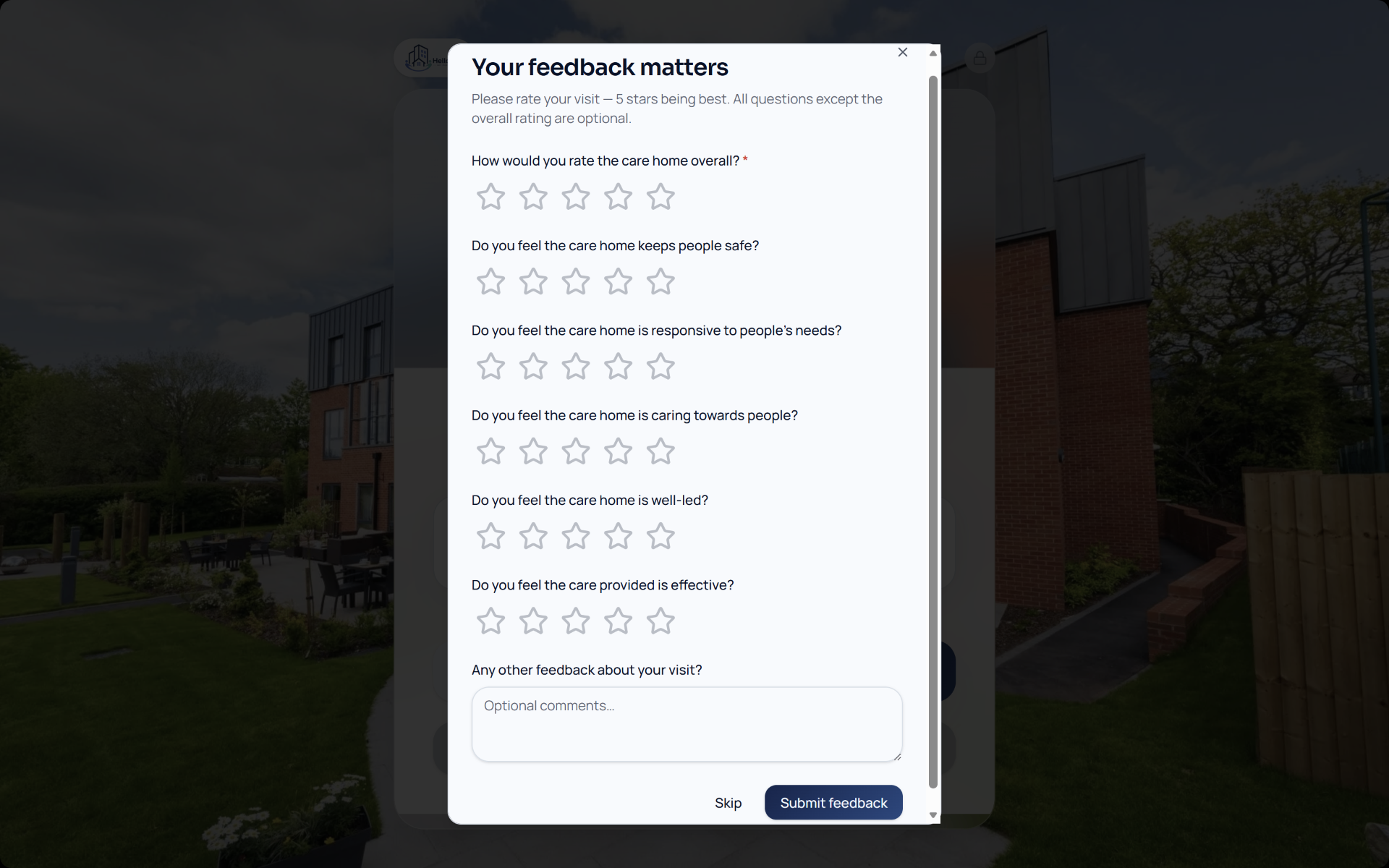 5. Capture feedback on the way out